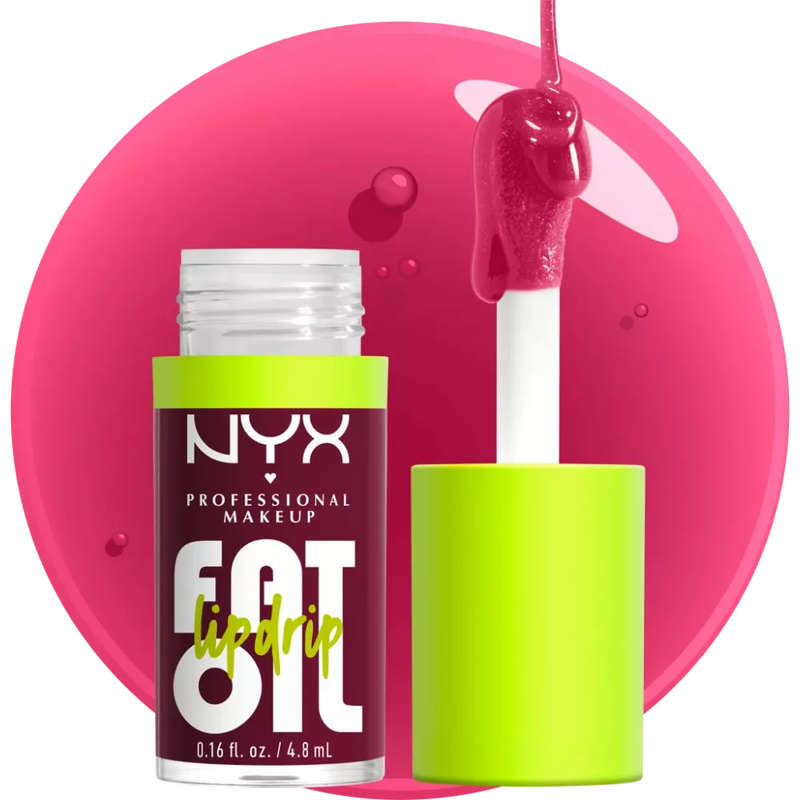 NYX PROFESSIONAL MAKEUP Lipgloss Fat Oil Lip Drip 04 Thats Chic , 4,8 ml