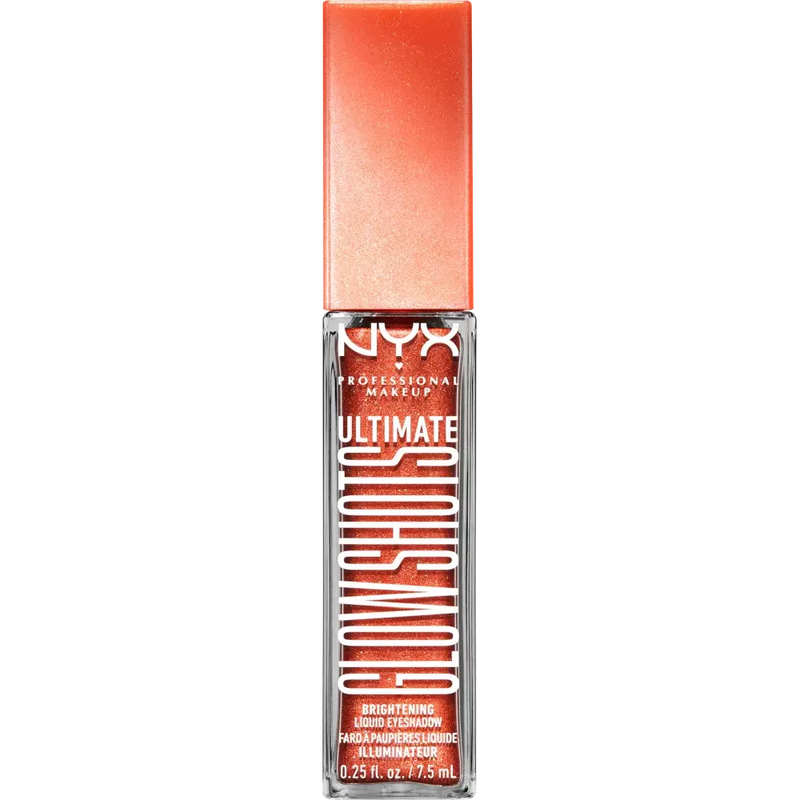 NYX PROFESSIONAL MAKEUP Oogschaduw Ultimate Glow Shots 11 Clemetine Fijn, 1 st