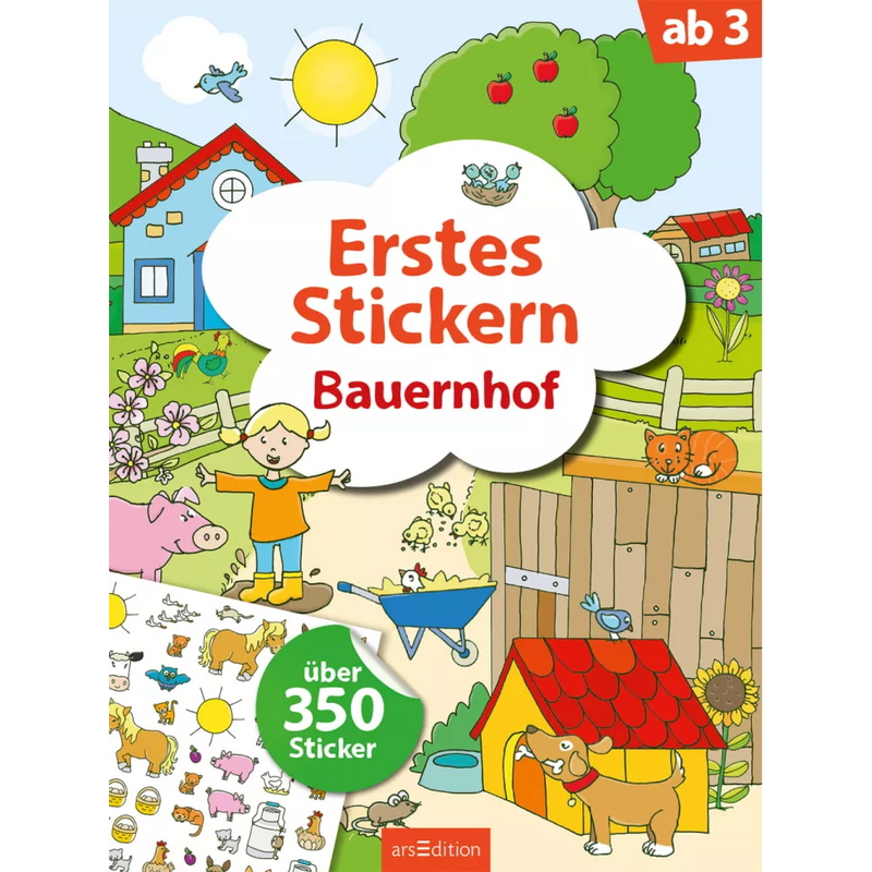 Ars Edition Erstes Stickern Bauernhof, 1 St