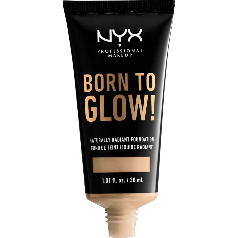 NYX PROFESSIONAL MAKEUP Foundation Born To Glow Natuurlijk Stralend Warm Vanille 06.3, 30 ml