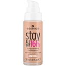 essence cosmetics Make-up stay ALL DAY 16h fond de teint longue durée Soft Sand 30, 30 ml