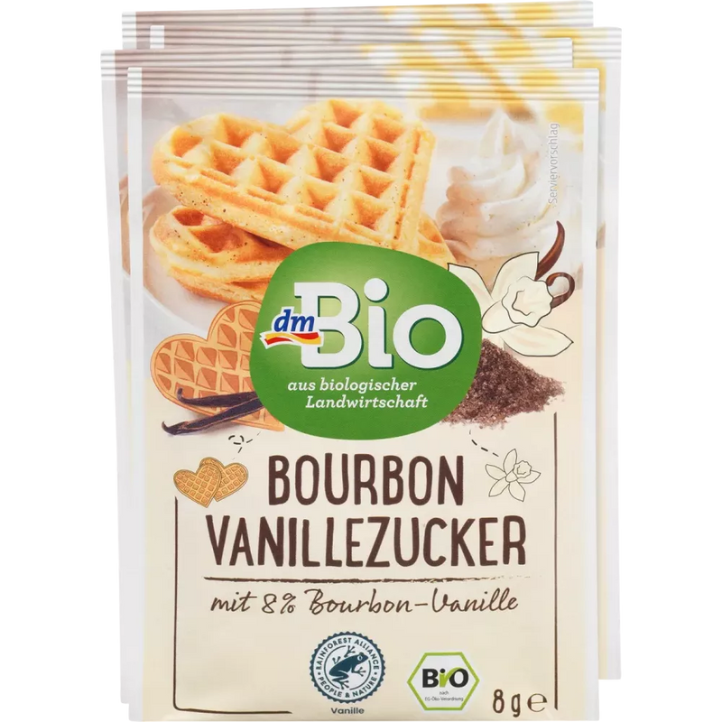 dmBio Bourbon vanillesuiker (4x8g), 32 g