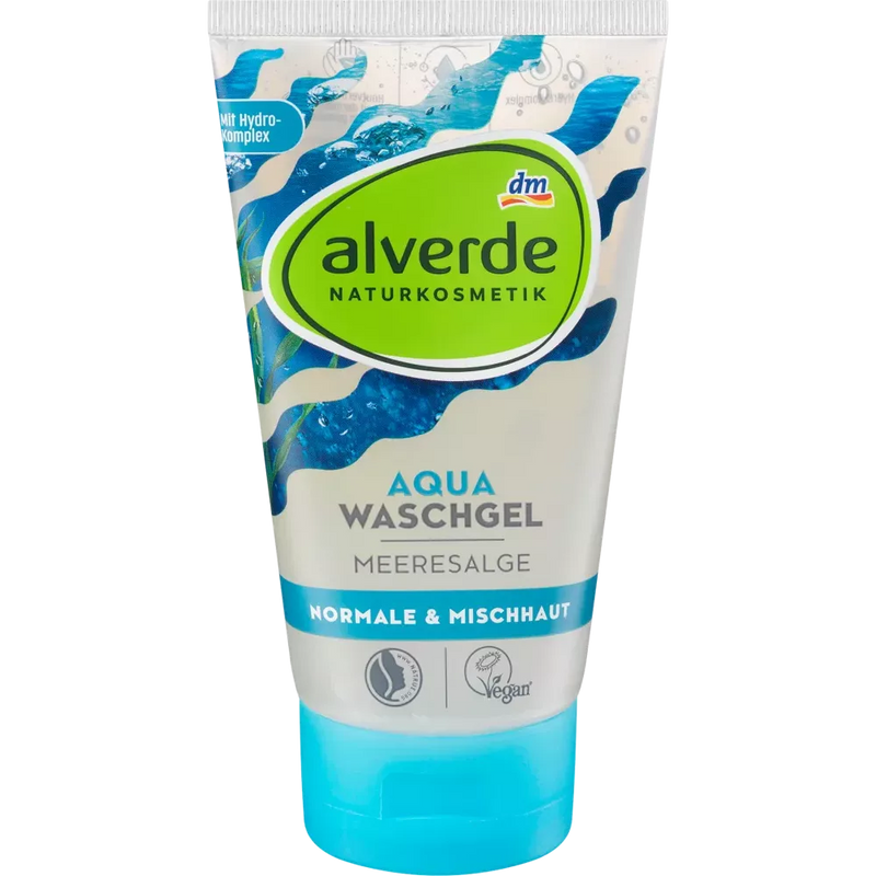 alverde NATURKOSMETIK Aqua Wash Gel, 150 ml