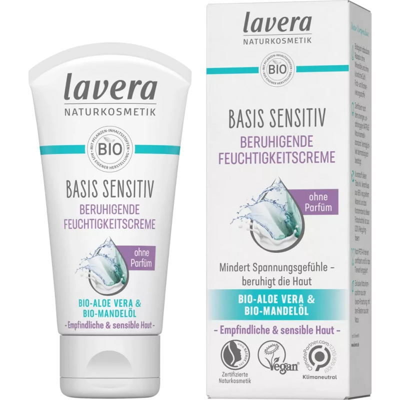 Lavera Basis Sensitive Kalmerende Gezichtscrème, 50 ml