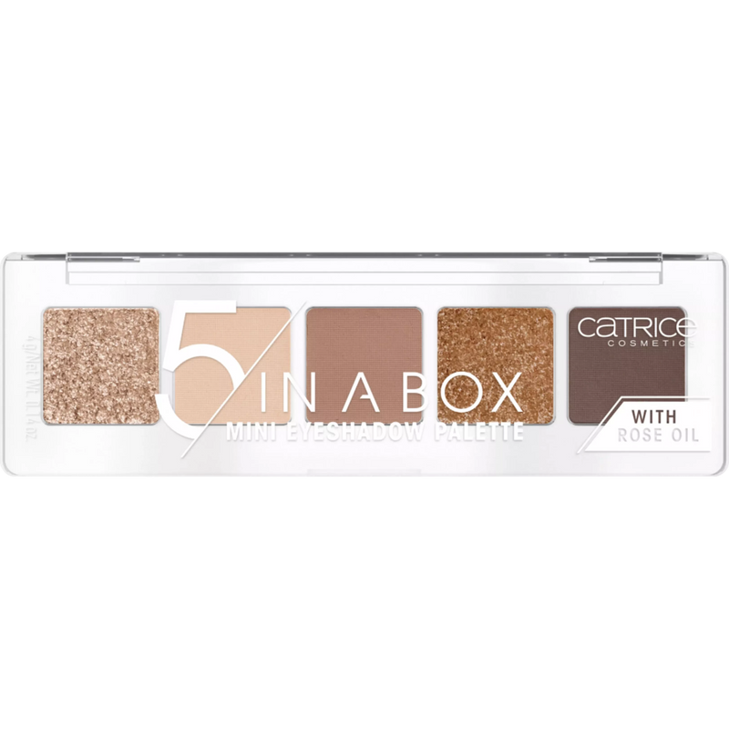 Catrice Oogschaduwpalette 5 In a Box Mini 010 Golden Nude Look, 4 g