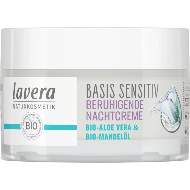 Lavera Nachtcrème Basis Sensitive, 50 ml