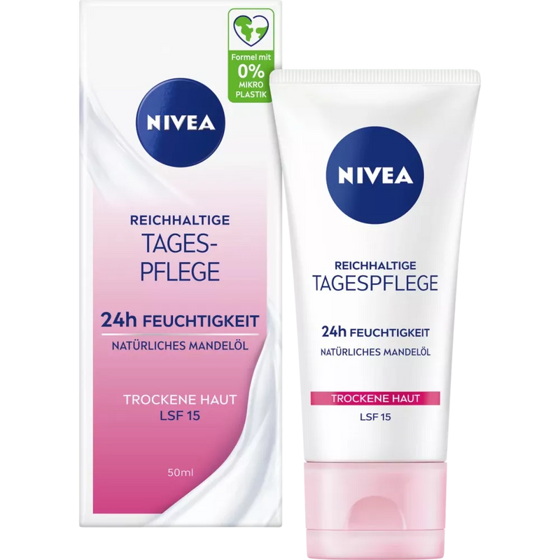 NIVEA Gezichtscrème Essentials droge huid SPF 15, 50 ml