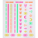 essence Stickers pour ongles Neon Vibes, 49 pièces.