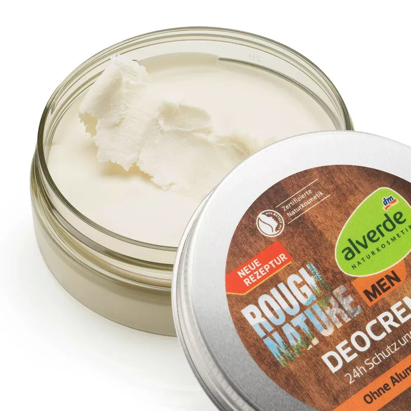 alverde MEN Rough Nature deodorant crème, 50 ml