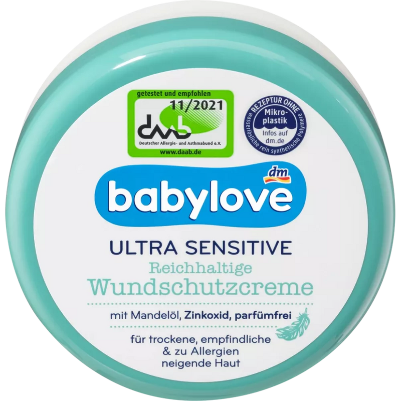 babylove Wondbeschermingscrème ultra sensitive, 150 ml