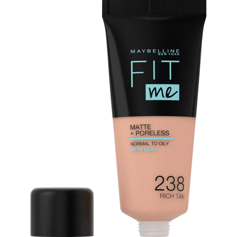 Maybelline New York Make-up Fit Me Matte & Poreless 238 Rich Tan, 30 ml