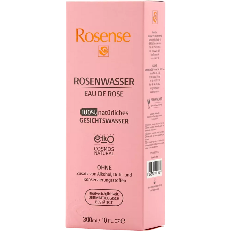 Rosense Gezichtstoner met rozenwater, 300 ml