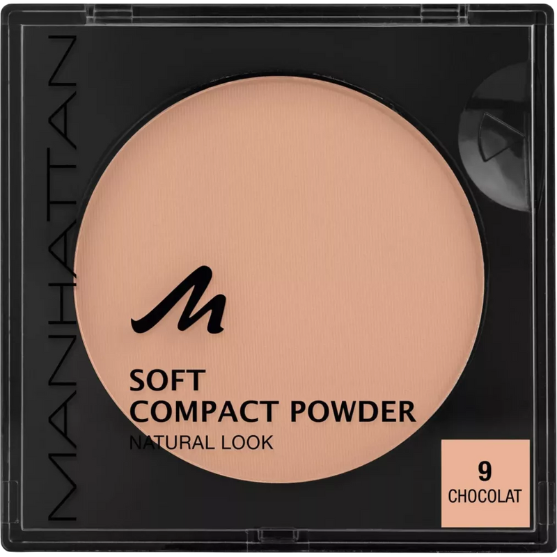 MANHATTAN Cosmetics Gezichtspoeder Soft Compact Powder Chocolat 09, 9 g