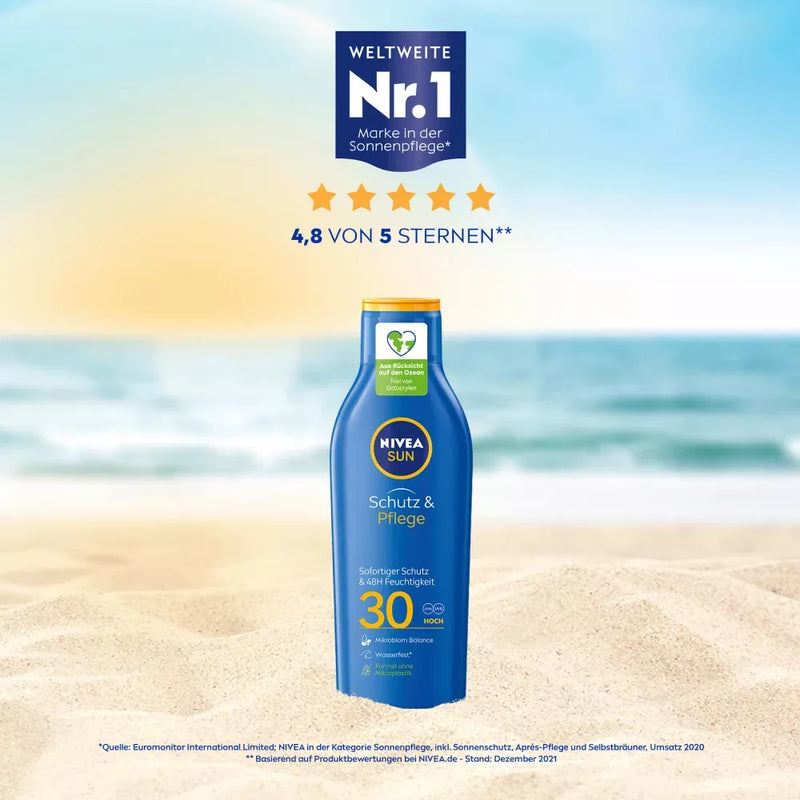 NIVEA SUN Zonnemelk Bescherming & Verzorging SPF 30, 250 ml