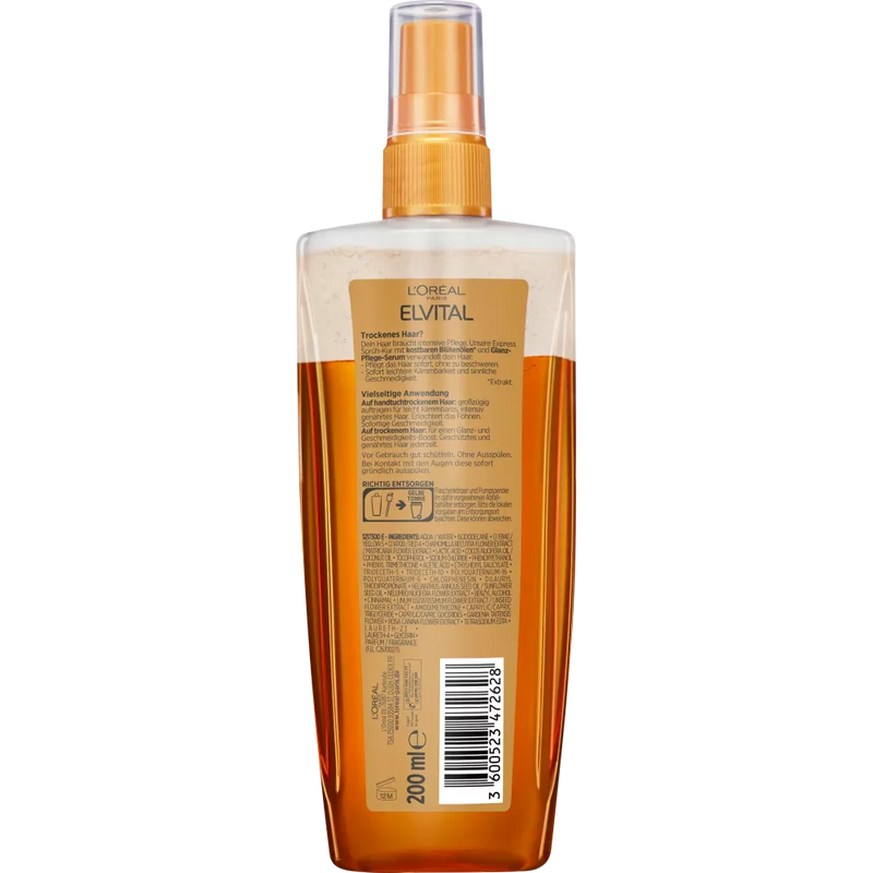 L'ORÉAL PARiS ELVITAL Haarolie Oil Magique Express Spray Treatment, 200 ml