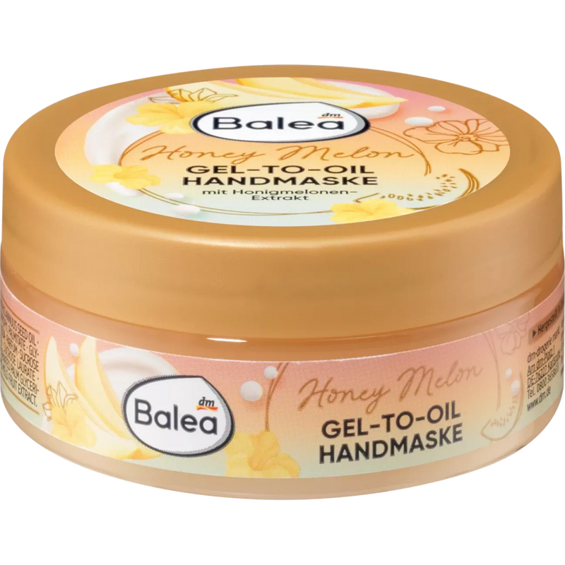 Gel pour les mains à l'huile de melon miel Balea, 75 ml
