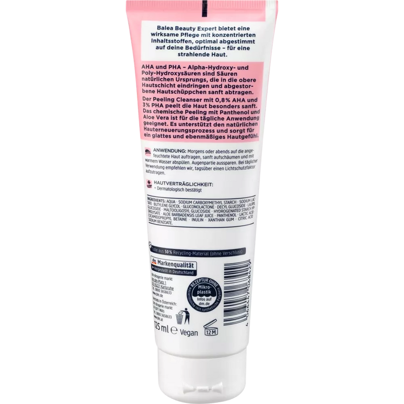 Balea Beauty Expert Peeling Cleanser 0 8 AHA 3 PHA 125 Ml balea-beauty-expert-peeling-cleanser-0-8-aha-3-pha-125-ml