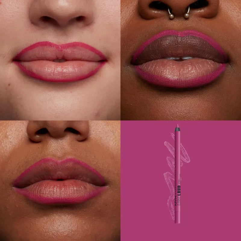 NYX PROFESSIONAL MAKEUP Crayon à lèvres Line Loud 09 Hottie Hijacker, 1,2 g