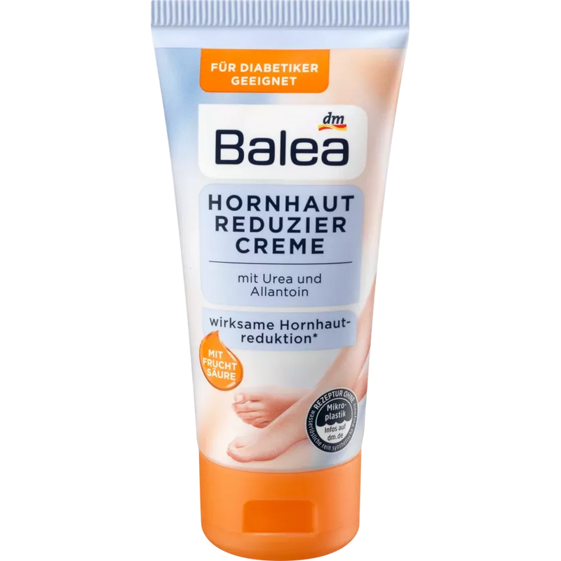 Balea Voetcrème, eeltverminderende crème met urea en allantoïne, 50 ml