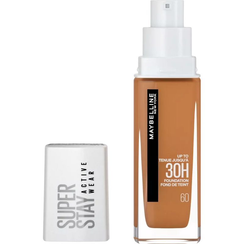 Maybelline New York Foundation Super Stay Active Wear 60 Karamel, 30 ml