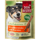 Dein Bestes Dog Snacks, Bâtonnets à grignoter Naturverliebt avec carotte, 60 g
