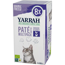 Yarrah Bio Kattenvoer Multipack Paté Graanvrij Kip - Kalkoen 8 x 100 gram