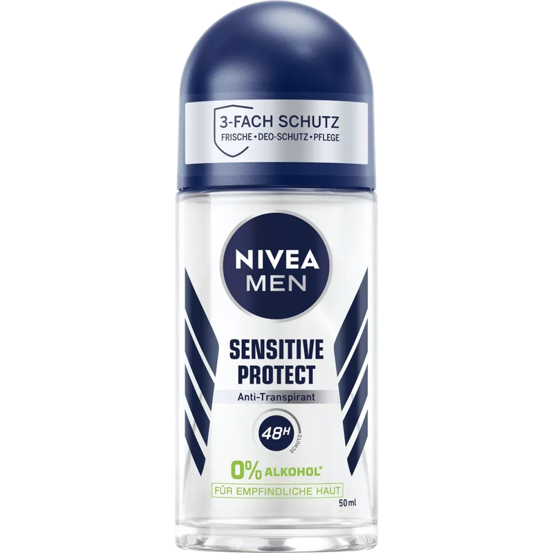 NIVEA MEN Deo Roll-On Sensitive, 50 ml