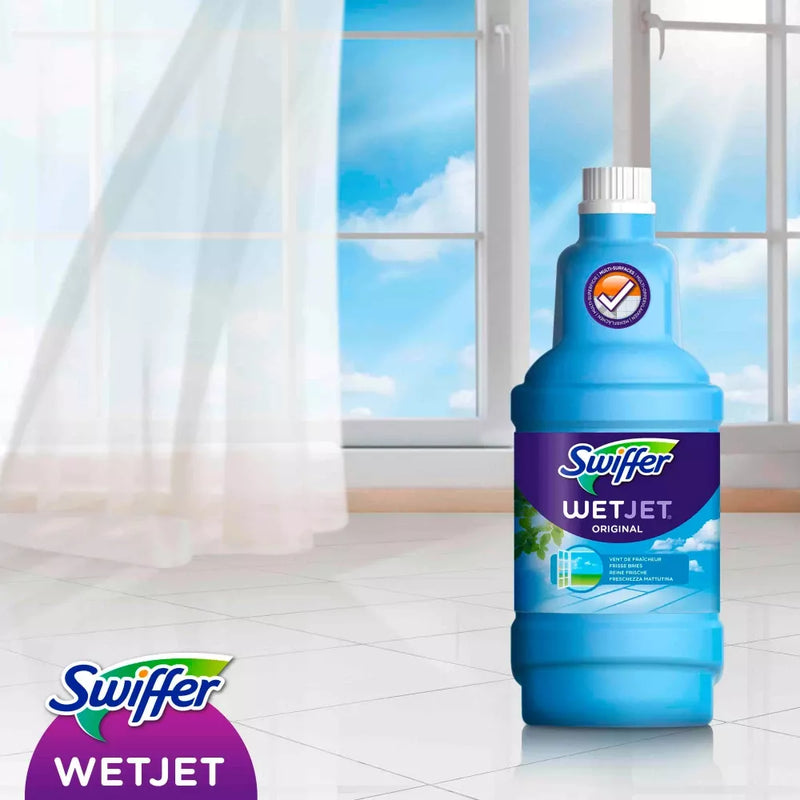 Swiffer Vloerenreinigingsoplossing Wet Jet Navulverpakking, 1,25 l