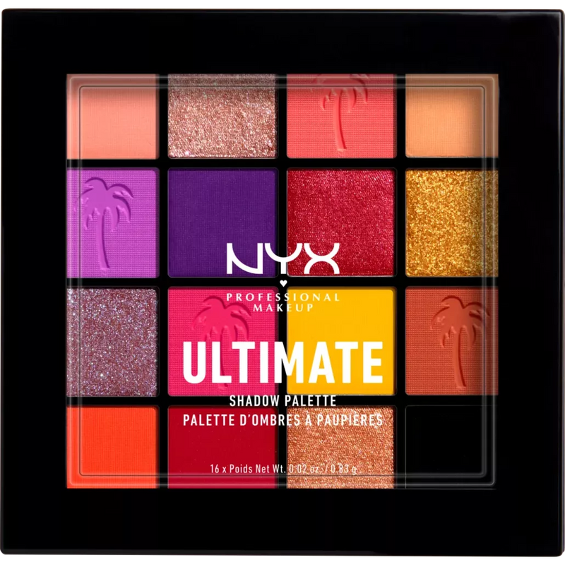 NYX PROFESSIONAL MAKEUP Palette de fards à paupières Ultimate 13 Festival, 1 pièce