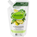 alverde NATURKOSMETIK Vloeibare zeep Biologische Munt & Biologische Bergamot Navulling, 500 ml