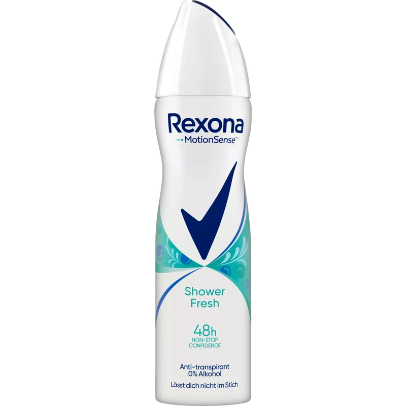 Rexona Deo Spray Antiperspirant douche fris, 150 ml
