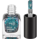 trend !t up Nagellak Easy & Speedy blauw-glitter 130, 6 ml