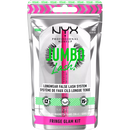 NYX PROFESSIONAL MAKEUP Kit Faux Cils (1 paire) &amp; Eyeliner Frange Auto-Adhésive Glam, 1 pièce.