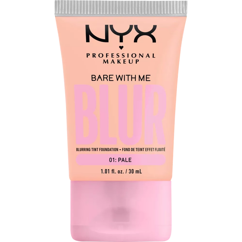 NYX PROFESSIONAL MAKEUP Foundation Bare With Me Blur Tint 01 Pale, 30 ml