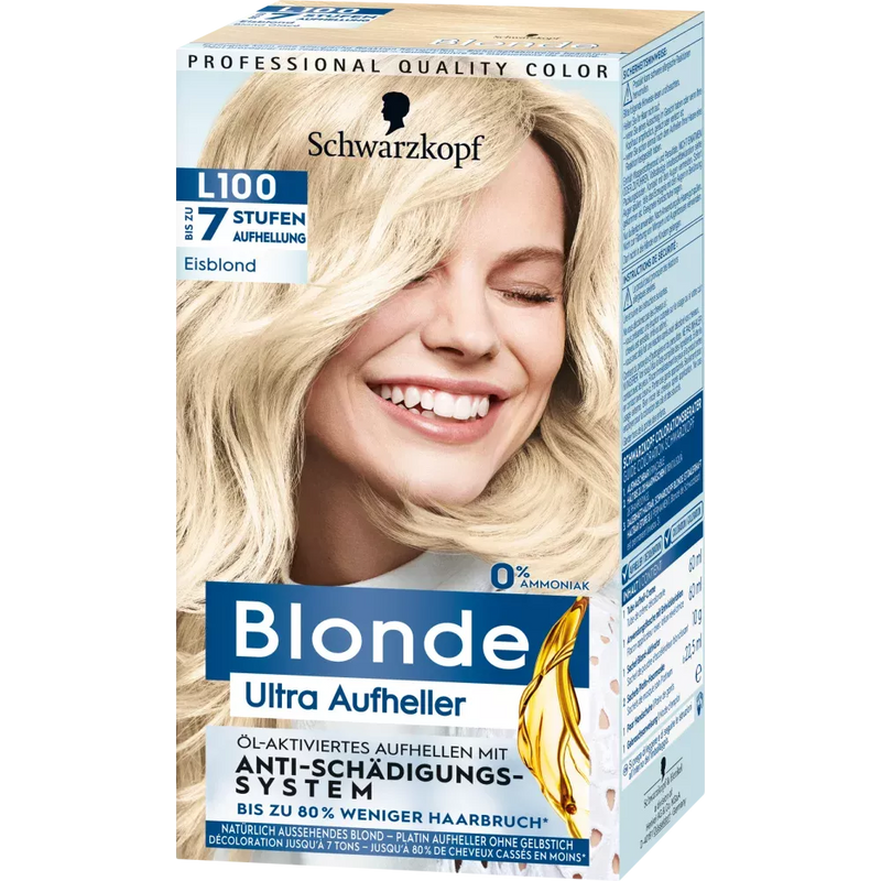 Schwarzkopf Blonde Blonde Lightener L100 Platinum Lightener Ice Blonde