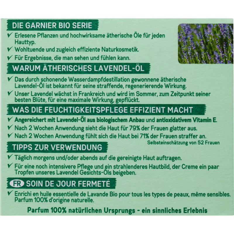 GARNIER BIO Dagcrème lavendel anti-rimpel, 50 ml