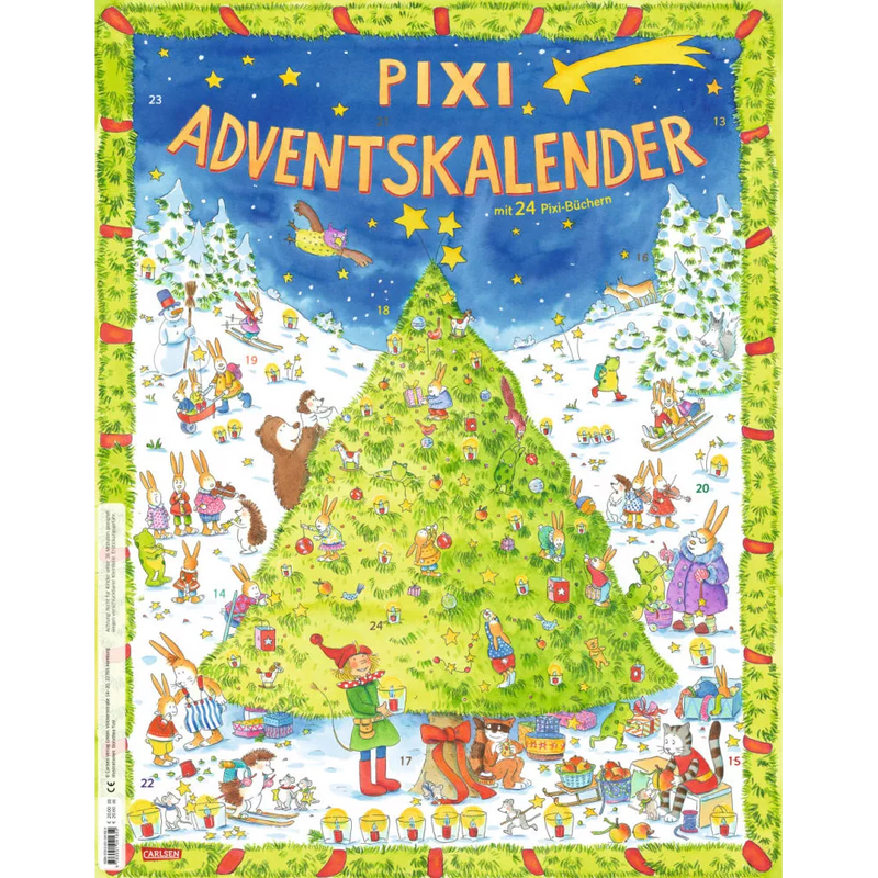 Carlsen Adventskalender Pixi 2023, 1 stuk