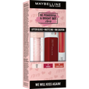 Maybelline New York Be Powerful &amp; Bright Lifter Gloss 002 + Superstay Matte Ink 20 + Superstay Ink Crayon 40, 1 pièce
