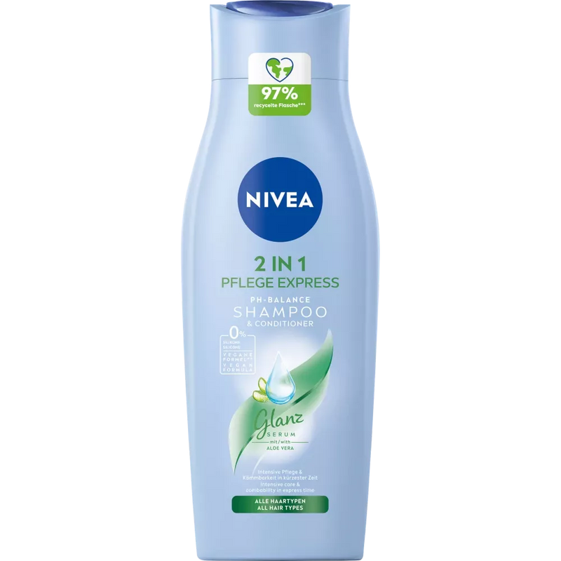 NIVEA Shampoo & Conditioner 2in1 Care Express, 400 ml