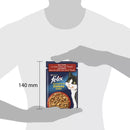 Felix Katten Natvoer, Volwassen, Sensations Jellies met rundvlees & tomaat, 85 g