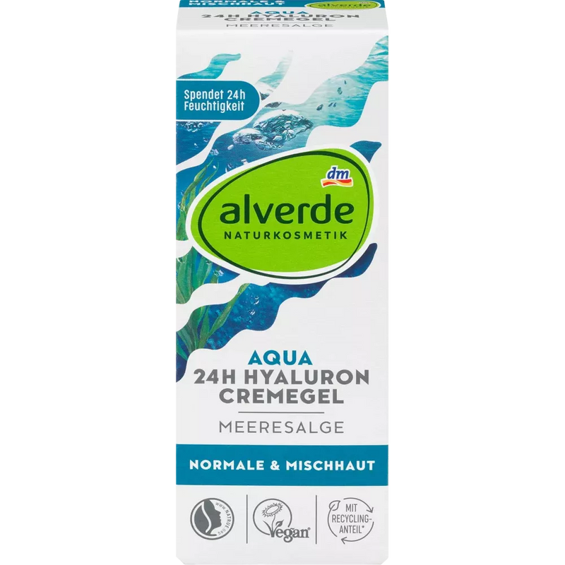 alverde NATURKOSMETIK Aqua cream gel, 50 ml