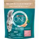 PURINA ONE Croquettes pour chat au saumon et aux céréales complètes, Adulte, 900 g