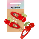ebelin Haarclips kersen, 2 stuks