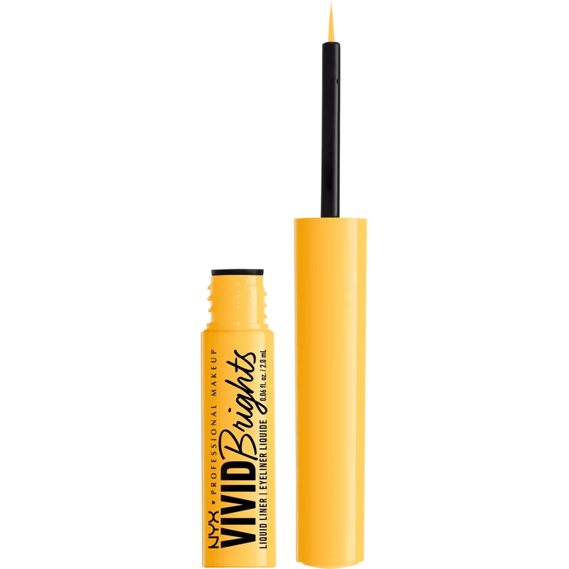 NYX PROFESSIONAL MAKEUP Liquid Eyeliner Vivid Bright 03 Had Me At Yellow, 2 ml