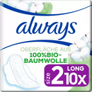 always Ultra pad Cotton Protection Long met vleugels, 10 stuks