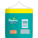 Couches Pampers Baby Dry taille 3 Midi (6-10 kg), paquet en vrac, 80 pièces.