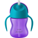 Philips AVENT Rietjesbeker met handvaten 200ml, vanaf 9 maanden, paars, 1 stuk
