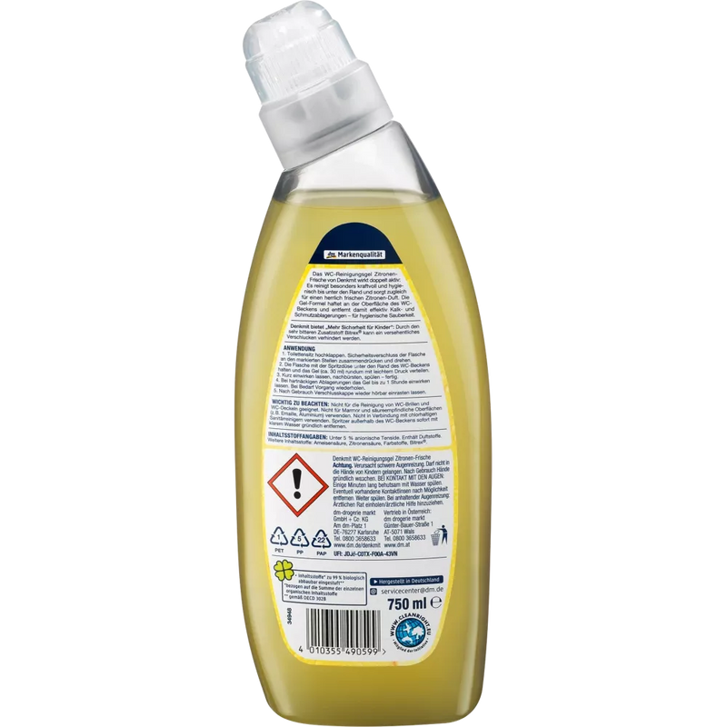 Denkmit WC-reiniger met citroen, 750 ml