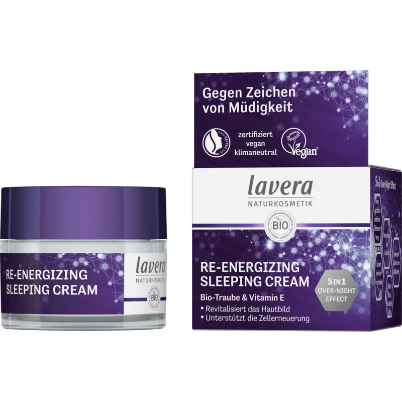 Lavera Nachtcrème Re-energizing Sleeping Cream, 50 ml