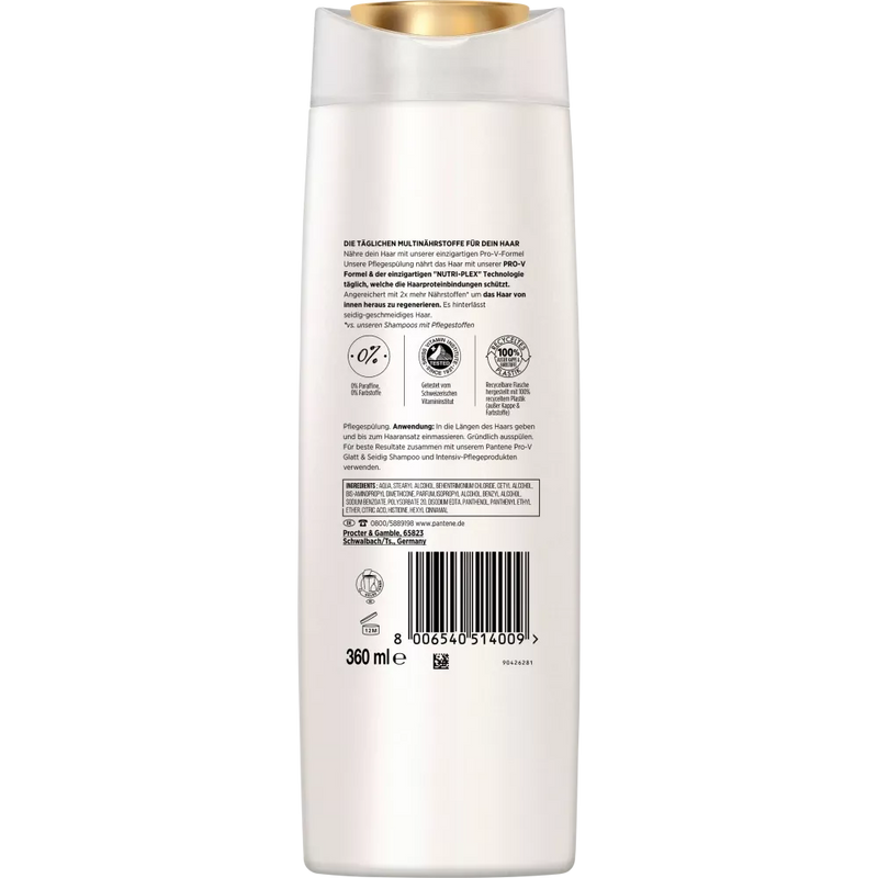PANTENE PRO-V Conditioner VitaGlow Smooth & Silky, 360 ml